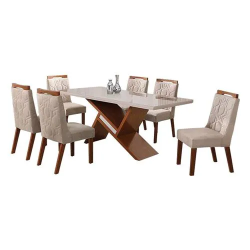 Mesa Ágata com 6 cadeiras Ágata - Image 2