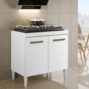 Balcão Sevilha para cooktop 4 ou 5 bocas