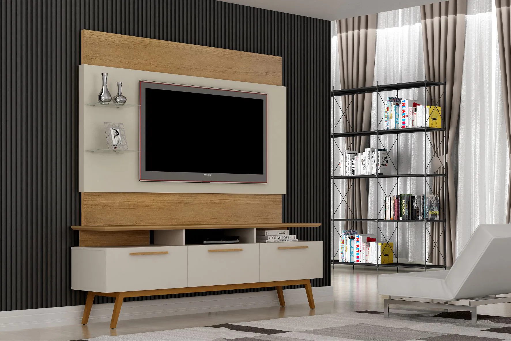 Bancada São Paulo com Painel Turim Valdemoveis - Image 2