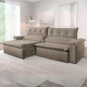 Retrátil Suprema S-102 Molas Ensacadas 2.50m