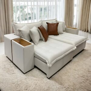 Retrátil Tebas 2.32m Molas Bonel Largura