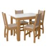 Mesa Belagio com 4 cadeiras Clara