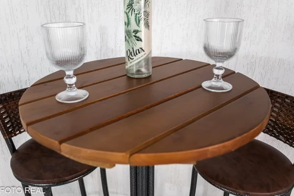 Mesa de Varanda Goiás com 2 Cadeiras Panamá - Image 2