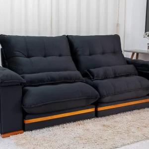 Retrátil Ibis  Molas Ensacadas Veludo 2.30m