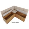 Conjunto Canto Alemão + Mesa Mon/Soberano + 2 Cadeiras  Milão - Image 2