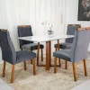 Mesa De Jantar Pedro 120 x 80 Com 4 Cadeiras Lisboa - Image 2
