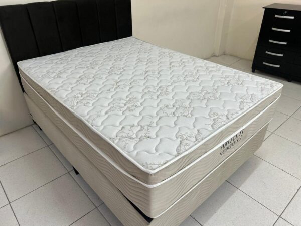 Base Baú + Colchão ( 0,30 altura ) Airtech Pocket , Molas Ensacadas ORTOBOM - Image 3