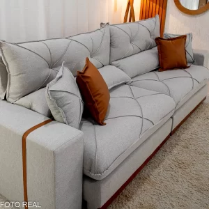 Retrátil Gran Bello Linho , Molas Ensacadas 2.90m