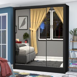 Roupeiro Dubai/ Santiago Premium 3 Portas Espelhada