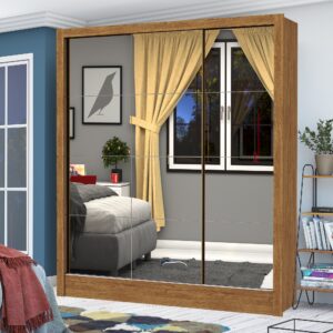Roupeiro Dubai/ Santiago Premium 3 Portas Espelhada