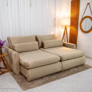 Sofá Cama Retrátil Amaranto Molas 2.30m