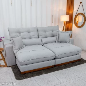 Retrátil Toronto Molas Linho 2.50m