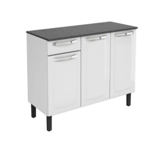 Balcão Rose aço Itatiaia 1.05m