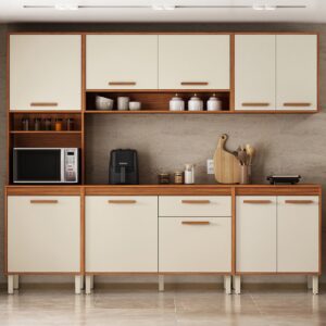 Cozinha Canela Completa 5 Peças 2.54m Itatiaia