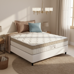 Colchão Casal King Best 28 cm D28 Molas Ensacadas + Base Simples