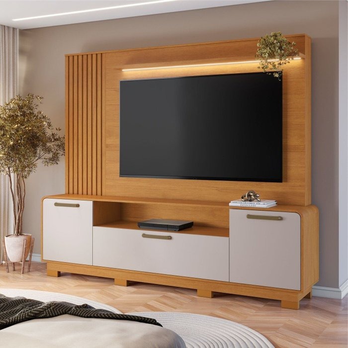 Home até 65″ Apego Cinamomo/Off White – JCM MOVELARIA - Image 2