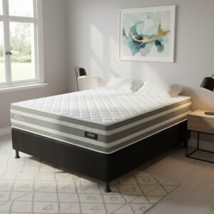 Colchão Casal Talismã 30 cm D28 Molas Ensacadas + Base Simples