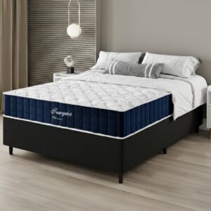 Colchão Casal Turquia 25 cm D28 Molas Ensacadas + Base Simples