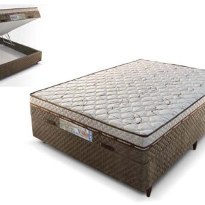 Colchobox Bau Casal Golden 138x188x50 Rondomoveis