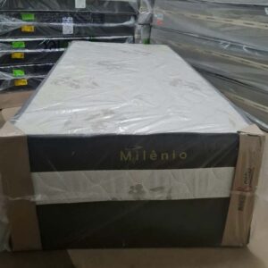 Colchobox Solteiro Milenio Semi Ortopedico 88x188x60 Nosso Sonho