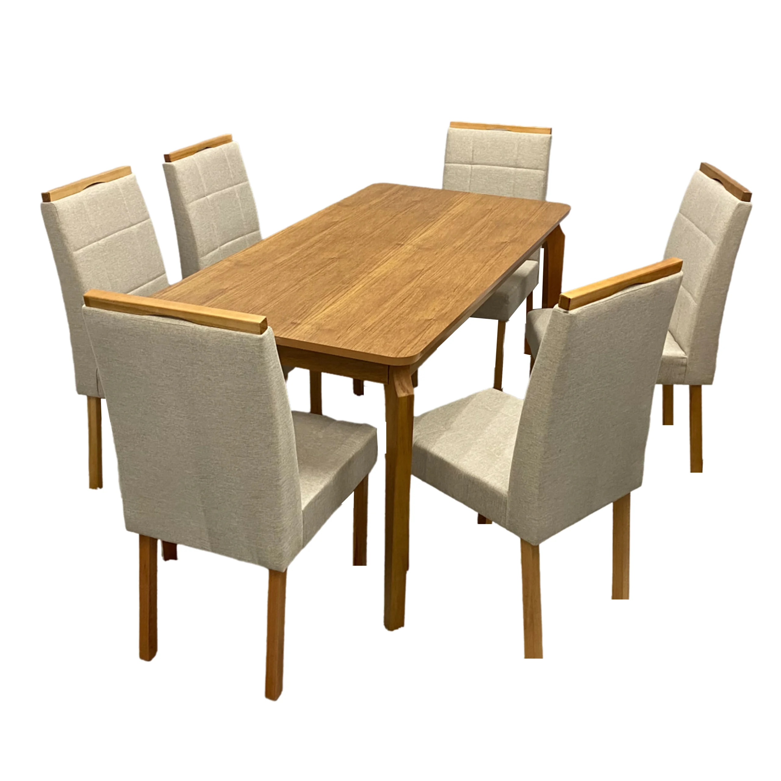 Mesa de Jantar Alegra 180x90cm Sem Vidro e 6 Cadeiras Giulia - Image 3