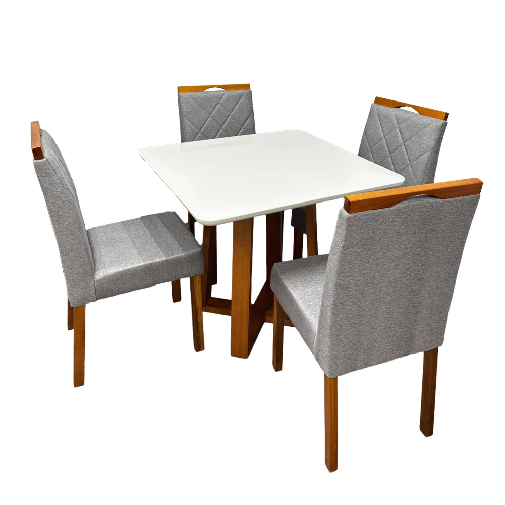 Mesa Balo 90 x 90 com 4 Cadeiras Califórnia - Image 3
