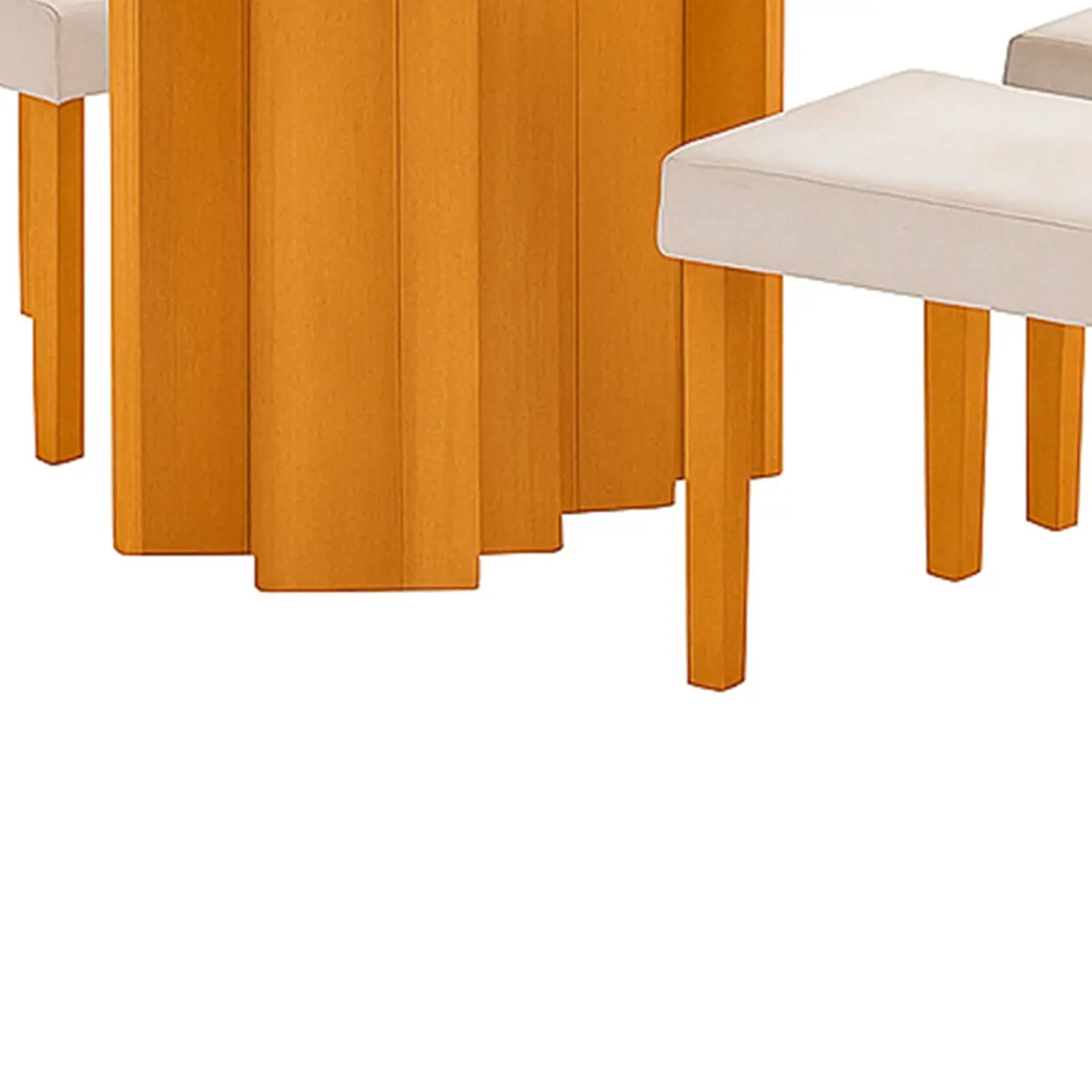 Mesa de Jantar Recife com 6 Cadeiras Cel Moveis - Image 2