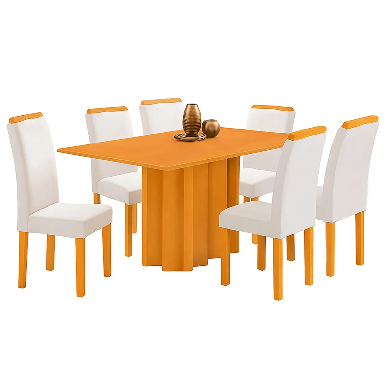 Mesa de Jantar Recife com 6 Cadeiras Cel Moveis - Image 3
