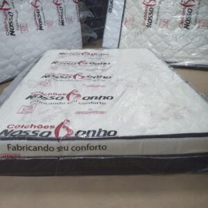 Colchao Solteiro Iso Master Passione D28 88x19 Marrom Nosso Sonho