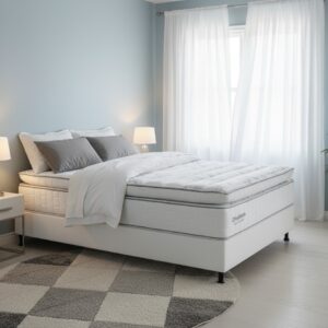 Colchão Casal New Freedom 32 cm D33 Molas Ensacadas ORTOBOM + Base Simples