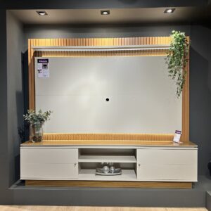 Home até 75″ Guararapes Nature/Off White – LINEA BRASIL