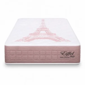 Colchão Solteiro Eiffel Molas Ensacadas Rosa 88x188x26 - Anjos