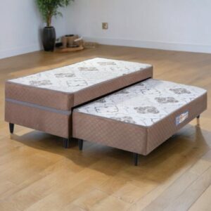 Cama Box Solteiro com Auxiliar Açucena D28 – ECOTEC