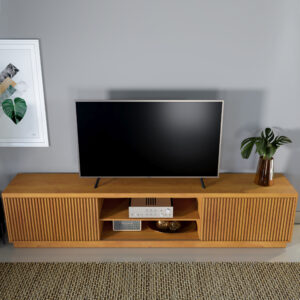 Rack até 75″ Arezzo 1.8 Ripado/Naturale – MAVAULAR