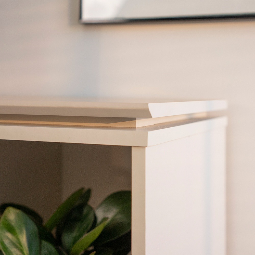 Rack ate 70″ Istambul Nature/Off White – LINEA BRASIL - Image 4