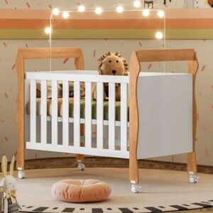 Berco Mini Cama Soninho com 3 Funcionalidades Branco Tigus