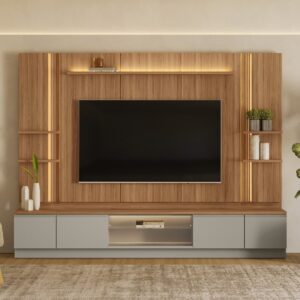 CONJUNTO MAGNUM HOME CENTRAL + 2 MODULOS PRATELEIRAS