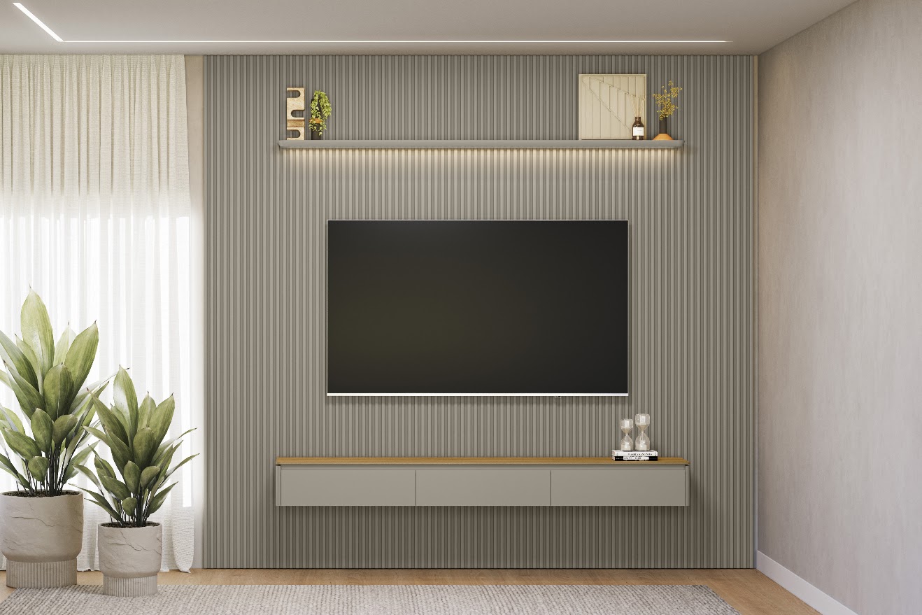 PAINEL HOME RIPADO MODULAR LINEA BRASIL 3.00m