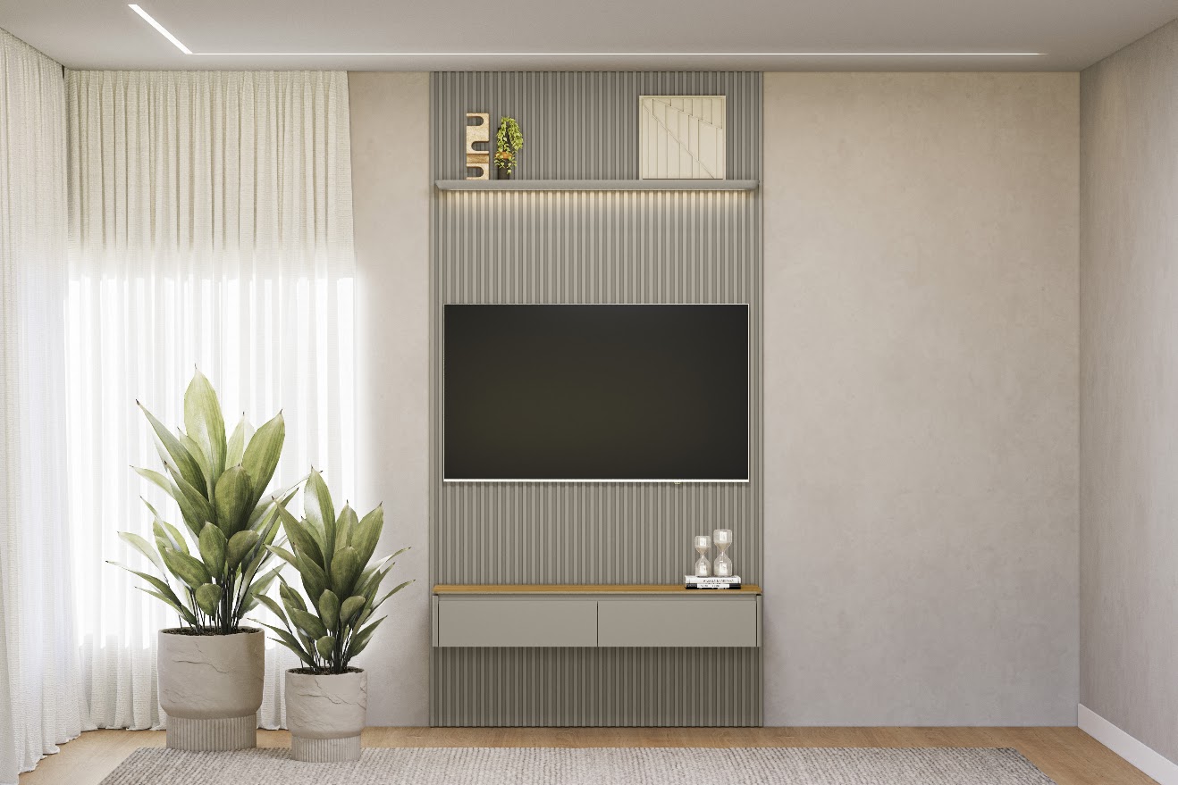 PAINEL HOME RIPADO MODULAR LINEA BRASIL 1.40m