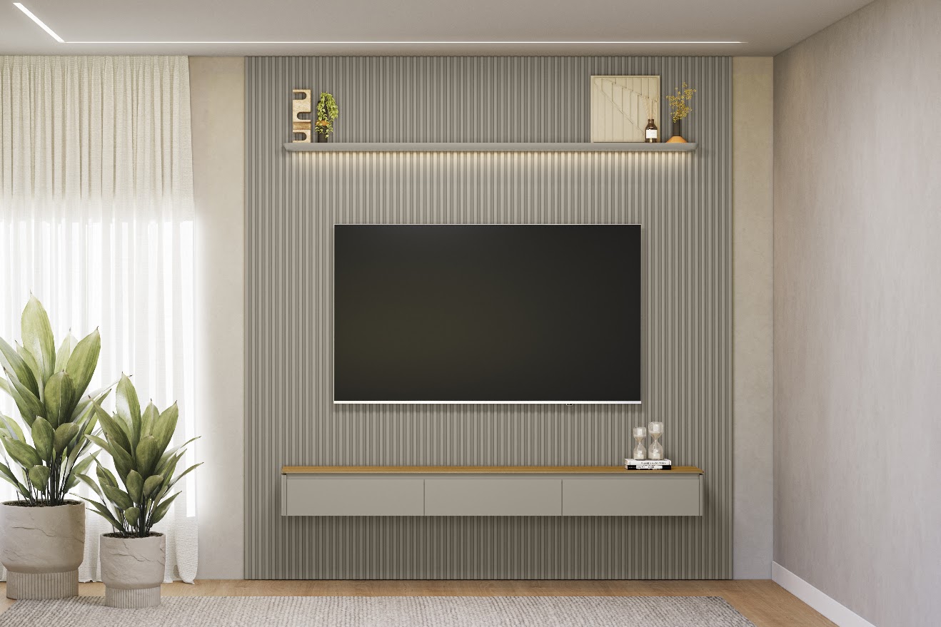 PAINEL HOME RIPADO MODULAR LINEA BRASIL 2.60m