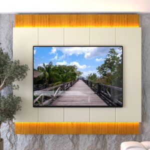 Painel ate 85″ Magnifico Naturale/Off White – GELIUS