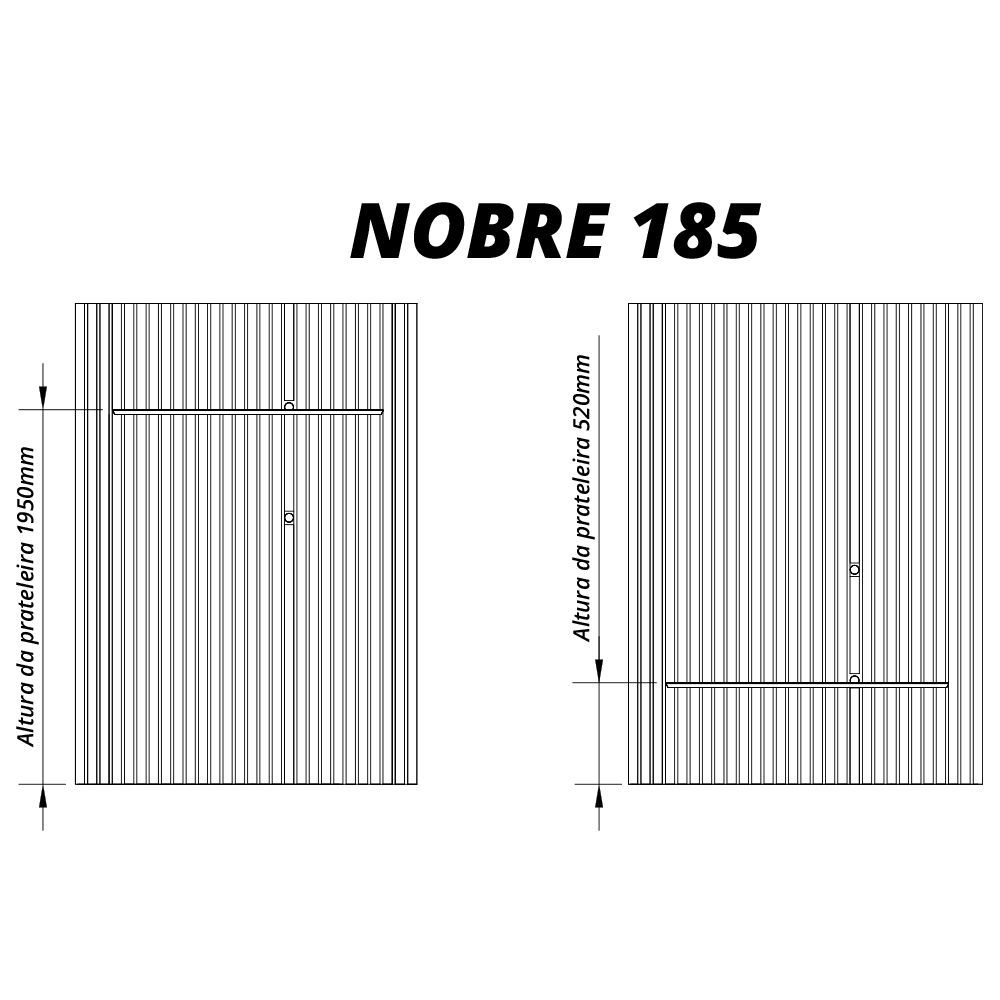 Painel até 75″ Nobre Ripado 185 Naturale – GELIUS - Image 4