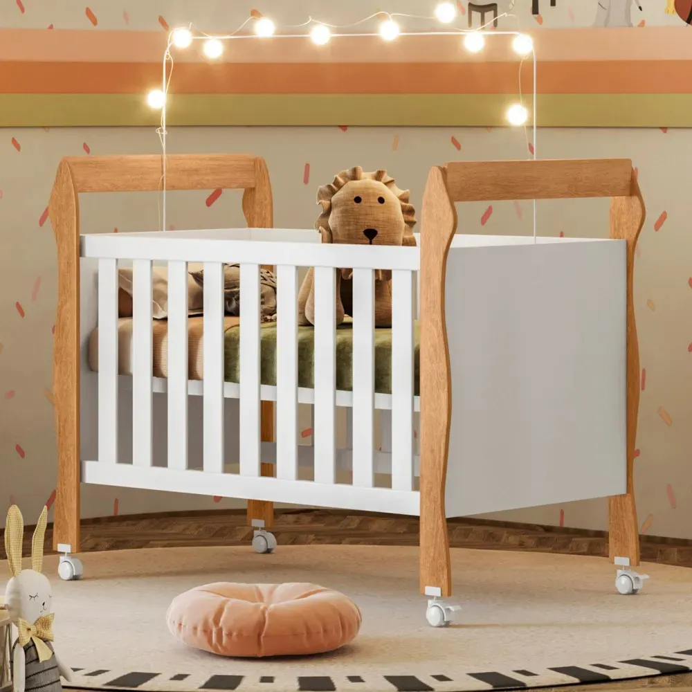 Berco Mini Cama Soninho com 3 Funcionalidades Branco Tigus - Image 2