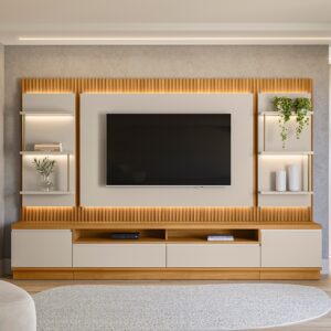 CONJUNTO SAO PAULO RACK + PAINEL + 2 MODULOS LINEA BRASIL