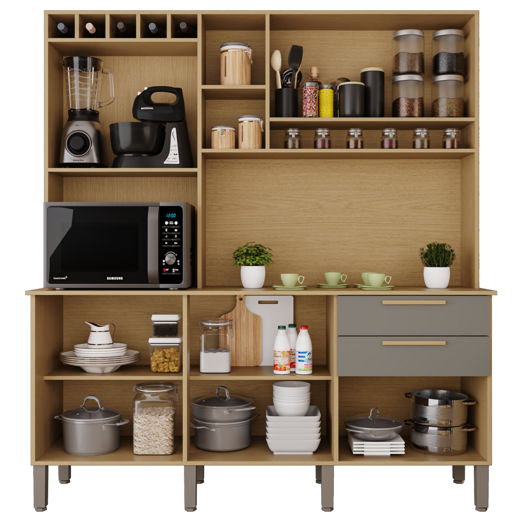Kit Cozinha New Topázio 1,65 m – SALLÊTO - Image 4